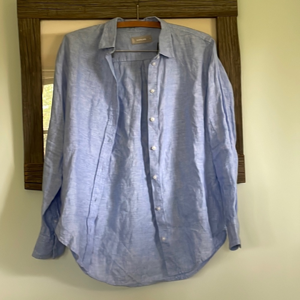 NWOT Everlane Linen Relaxed Shirt - long sleeve